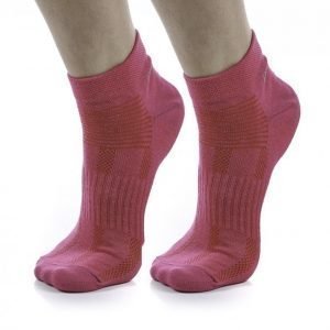 Blacc 2-Pack Run Sock Color Juoksusukat Roosa