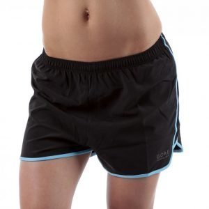 Gore Running Wear Essential Lady Split Shorts Juoksushortsit Musta / Vaaleansininen