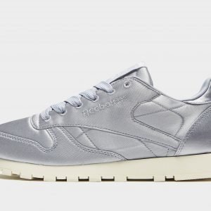 Reebok Classic Leather Satin Juoksukengät Hopea