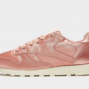 Reebok Classic Leather Satin Juoksukengät Vaaleanpunainen