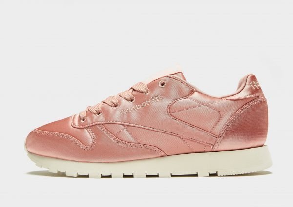 Reebok Classic Leather Satin Juoksukengät Vaaleanpunainen