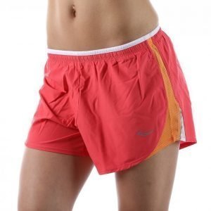 Saucony W Run Lux Iii Short Juoksushortsit Punainen