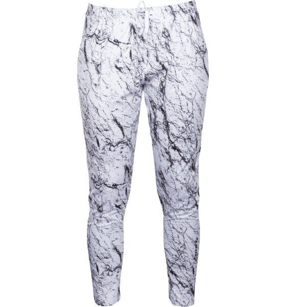 Soc Print Pant White Juoksuhousut