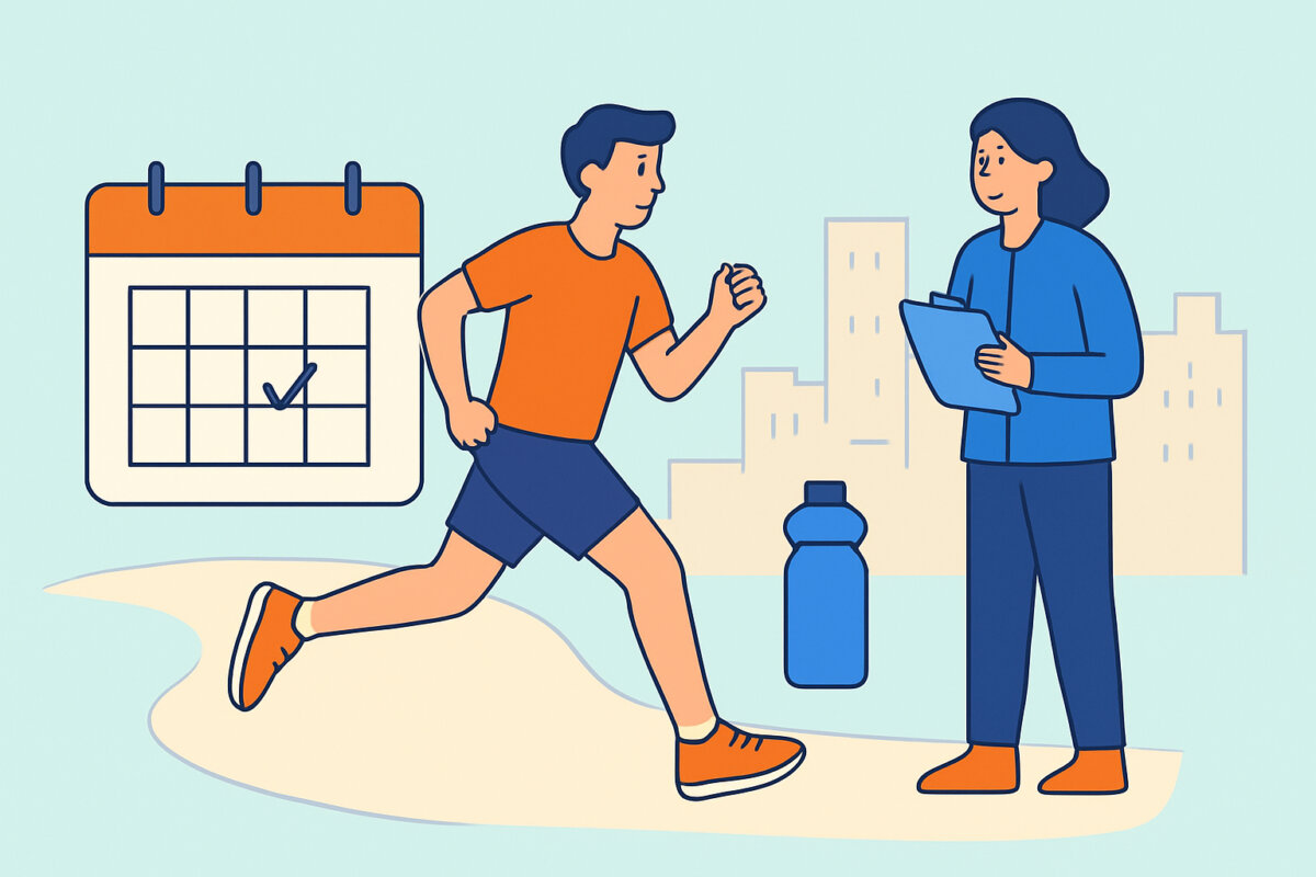 Maratonin viimeisen viikon harjoittelu – käytäntö