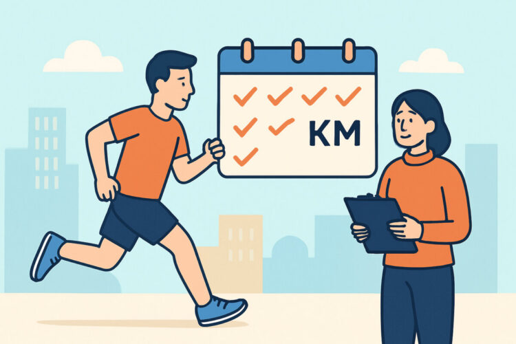 Maratonvalmennuksen viikkokilometrit harrastajalle